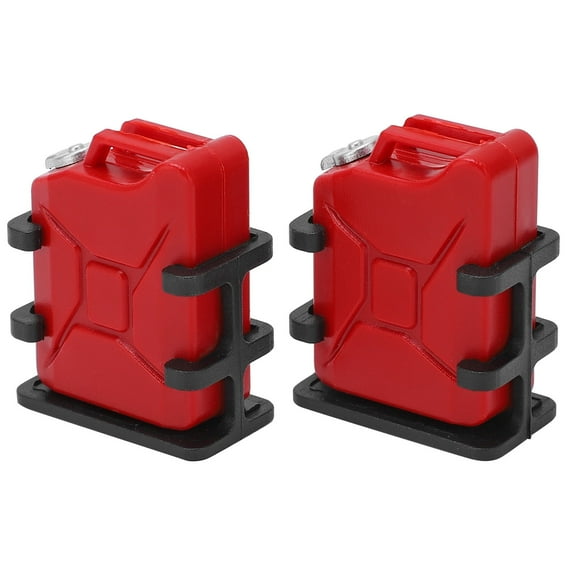 NestledNature RC Decoration Accessory, RC Car Simulated Fuel , 1 Pair Mini Fuel Mount Mini Oil Can, Model Car Accessories For 1/8 1/10 RC Crawler Car Decoration Accessory