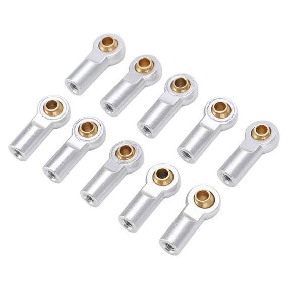 NestledNature RC M3 Ball ,10pcs Link Rod End Joint Aluminum M3 Metal Ball End Holder For AXIAL SCX10 1/10 RC Car,RC Metal Ball Ends