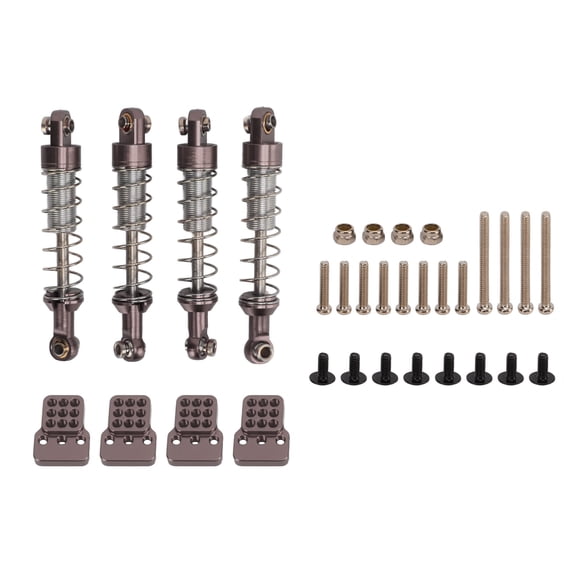 NestledNature RC : Metal Universal Damper Set With Shock Mount For MN D90 And WPL C14 RC Cars