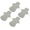 thumbnail image 1 of NestledNature Reusable Cloth Pad,Panty Liners For Women,4pcs Cloth Panty Liners Graphene Water Absorption Breathable Leakage Proof Washable Reusable Sanitary Pads For Women, 1 of 8