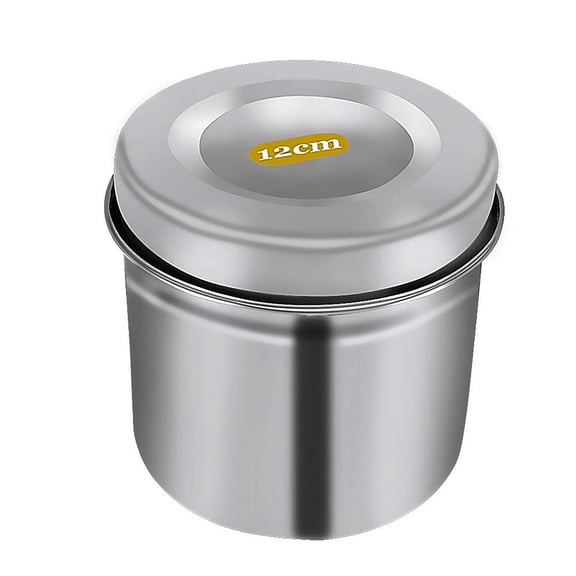 NestledNature Stainless Steel Container, Container Alcohol Container Box, Cotton Container, For Beauty Salons, Hospitals, Clinics
