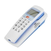 NestledNature Wall Mounted Telephone, FSK/DTMF Caller ID Telephone, Corded Phone Desk Put Landline Fashion Extension Telephone For Home, Office