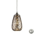 thumbnail image 1 of Elk Lighting Nestor Modern 1-Light Pendant in Chrome w/ Adapter Kit, 1 of 2