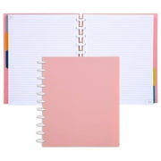 Nestora Discbound Notebooks, Planner, Customizable, (Salmon, Letter (8.5in x 11in))