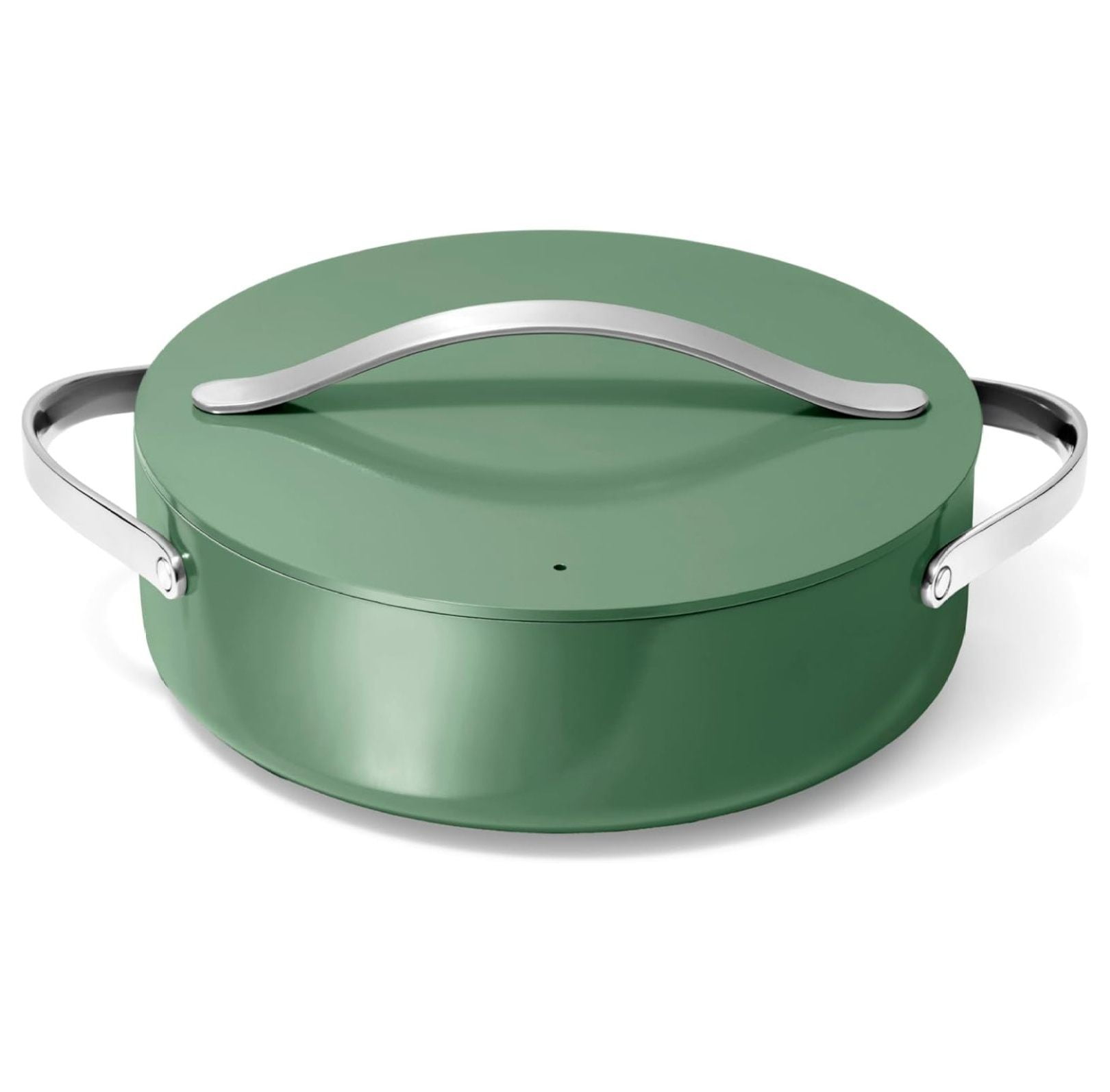 Sage Green 6 Qt Non-Stick Rondeau with Lid