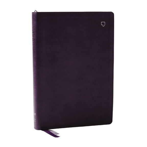 Net Bible, Large Print Thinline with Cross References, Purple Leathersoft, Comfort Print, (Hardcover)