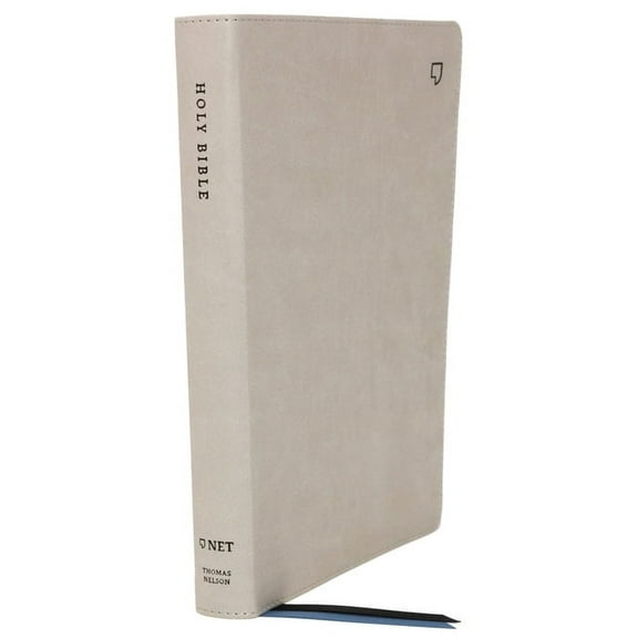 Net Bible, Thinline Large Print, Leathersoft, Stone, Comfort Print: Holy Bible, (Hardcover)