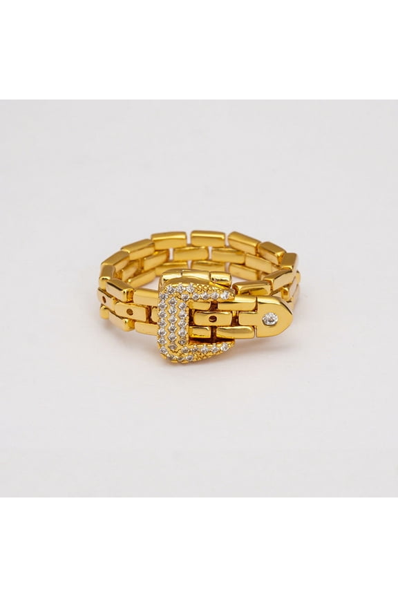 Womens Metal Chain Ring Adjustable Trendy Ring Luxury Inspired Ring Design Perfect for Everyday Wear Special Occasions