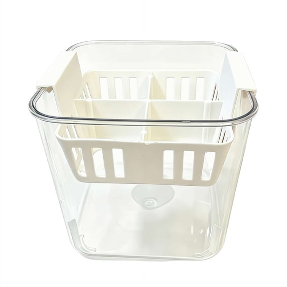 Net Cups 4-Hole Hydroponic square Planter Pot, square Planter, Small Root Control Plastic Flower Pots for Tulip Daffodils Narcissus Indoor Water Planting