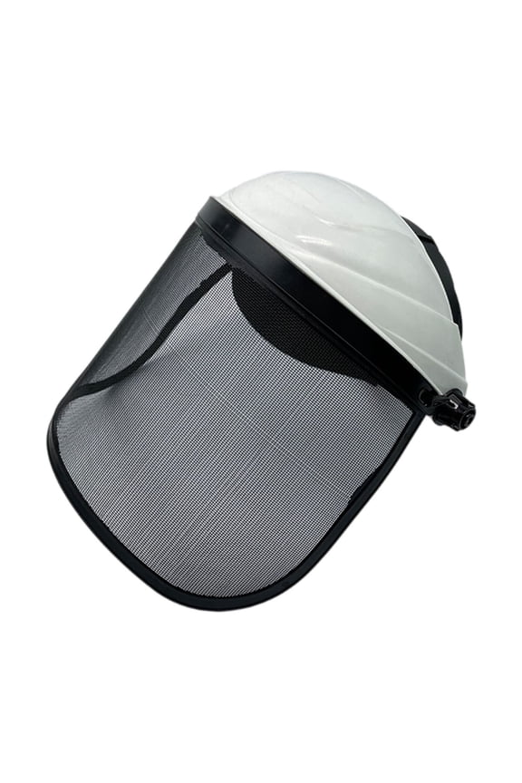 Net Head Wear With Hard Hat Faces Shield Grass Chain Saw Cap - Hedge Mower Wire Mesh Mask