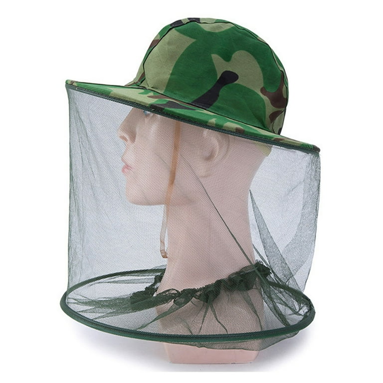 Net Mesh Face Protector Cap Insect Bee Mosquito Resistance Sun Fish Hat  1350 United Hats