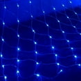 thumbnail image 1 of Net Mesh String Lights Waterproof, 8 Lighting Modes, Connectable Plug in for Outdoor Indoor, Curtain, Christmas Tree, Bush, Party, Wedding, Fairy, Wall Decorative(4.9ft*4.9ft,Blue), 1 of 5
