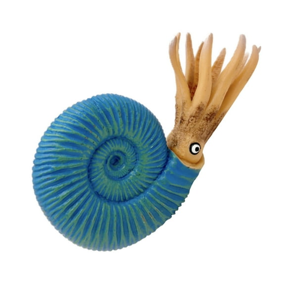 Net Nautilus Model Preschool Toy Lifelike Sea Animal Child 4.3X7.5X11.2CM Blue