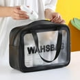 thumbnail image 1 of Net Red Cosmetic Bag Travel Waterproof Washing Bag PVC Dry Wet Separation Storage Bag Large Capacity Cosmetic Storage Bag, 1 of 7