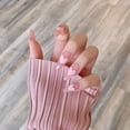 thumbnail image 1 of Net Red False Nail Sticking Wearing Nail Finished Nail Piece Love Peach Heart Nail Patch Removable Nail Patch N12, 1 of 4