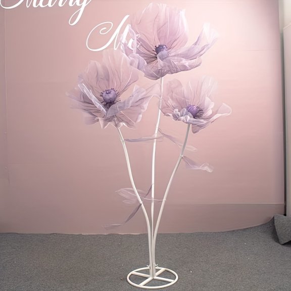 Net Red Screen Flowers, Chen Yarn Flowers, Floor-to-ceiling Indoor Shopping Mall Window Decoration, Wedding Props, Guide Flowers