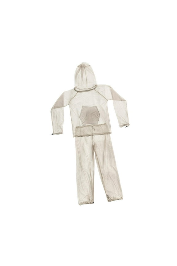 Net Suit Mesh Hooded suits Body Protection, Ghillie suits Fishing Suit, Beekeeping Suit for , Fishing, Outdoor Khaki XL XXL