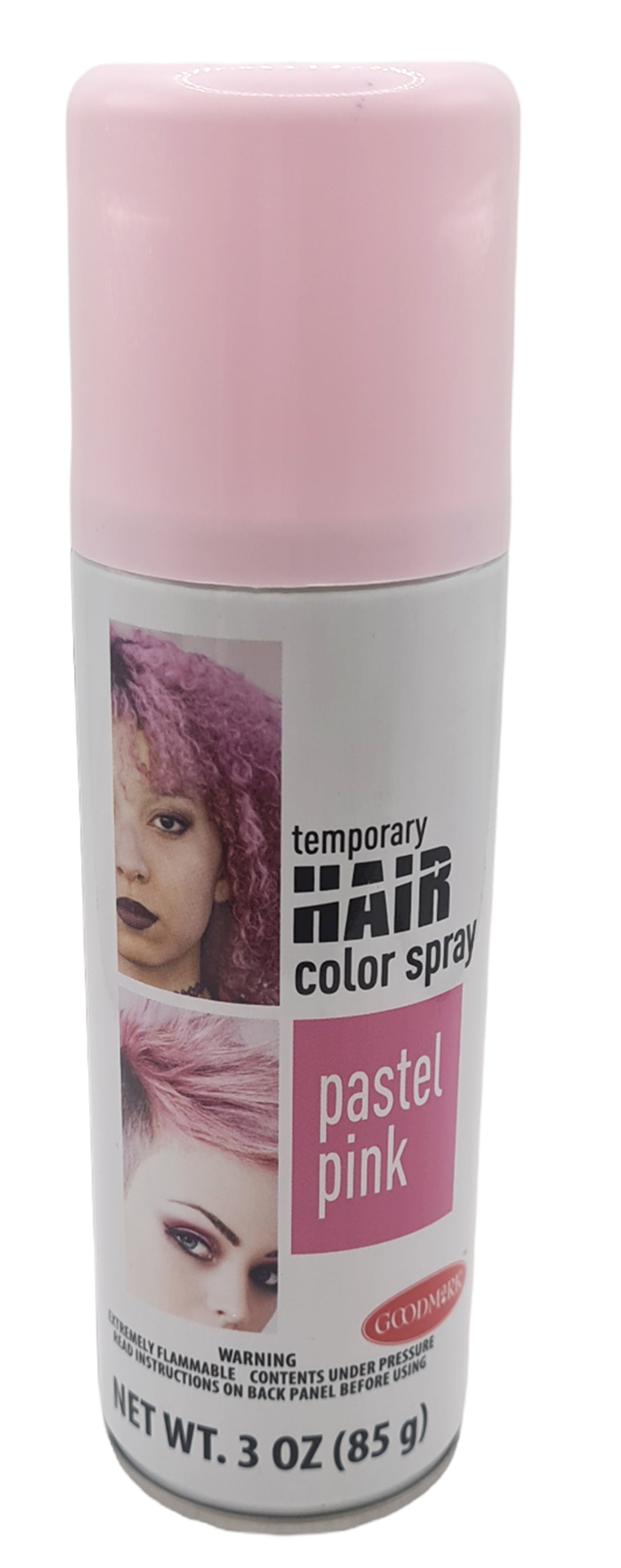 Net Wt. 3oz (85g), Temporary Hair Color Spray, Pastel Pink,Unisex Adult