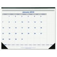 thumbnail image 1 of Rediform Office Products B1998706 2024 22 x 17 in. Blueline Net Zero Carbon Monthly Desk Pad Calendar with Black Band & Corners, Blue, 1 of 2