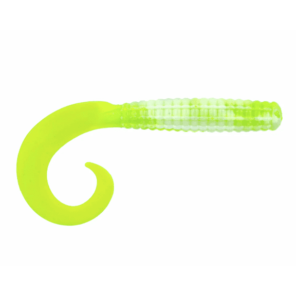 NetBait 4" Baitfuel Saltwater GO2 Grub Shinetreuse