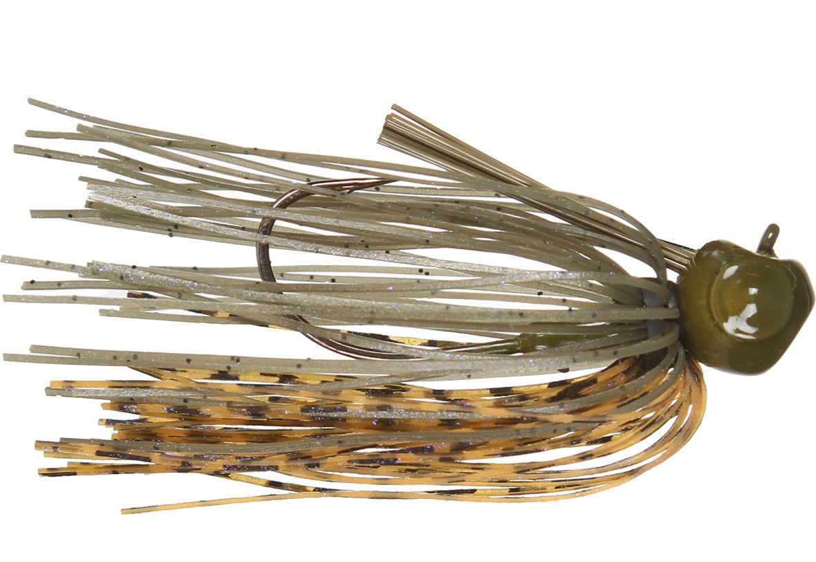 MEGA EVOL FIN JIG 7/16OZ 2PK J716B-2 BLK/MDNGR CRAW EVF - Walmart.com