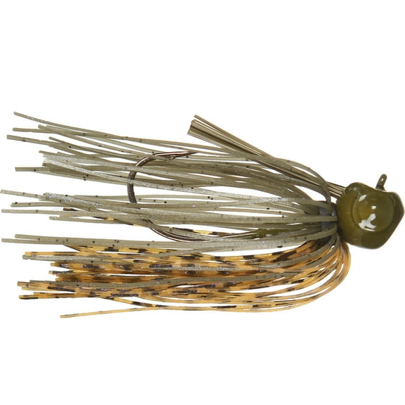 NetBait Paca Bug 3/8 oz Green Pumpkin Craw, Freshwater Football Fishing Jig