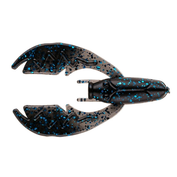 NetBait Paca Chunk Black Blue Flake, Crawfish Freshwater Fishing Soft Baits, 6 pieces