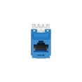 thumbnail image 1 of NetKey Cat6 Punchdown Jack Module, Blue - Pack of 25, 1 of 1