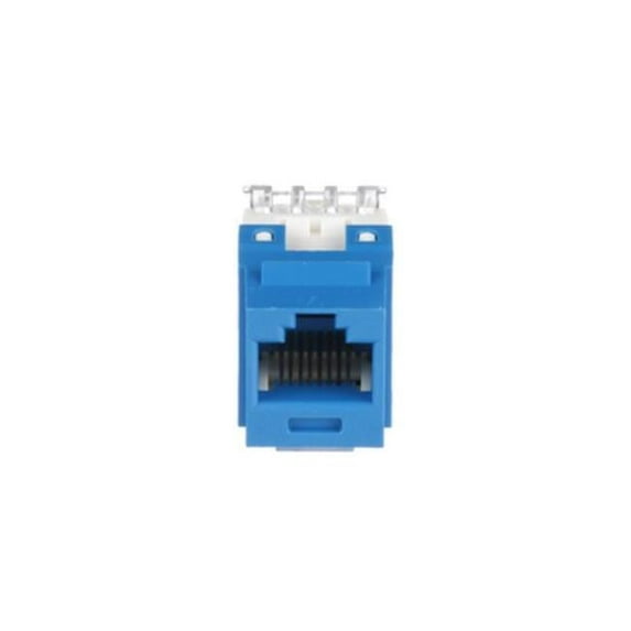 NetKey Cat6 Punchdown Jack Module, Blue - Pack of 25