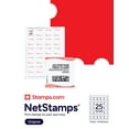 thumbnail image 1 of NetStamps with Address 125 ct - Blank Postage Labels - NOT Forever Stamps, 1 of 4
