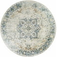 thumbnail image 1 of BoutiqueRugs Neta Traditional Area Rug - Machine Washable - Beige, Light Blue, Sage Green - 6'7" Round, 1 of 4