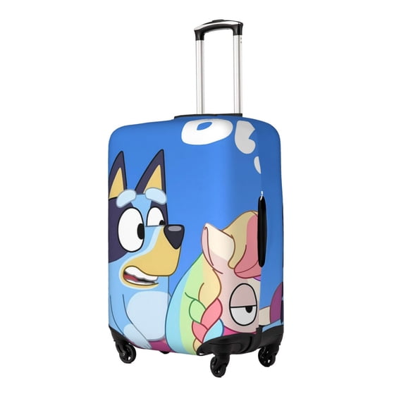 Netaao Bluey Printed Luggage Cover Durable Travel Accessories Suitcase Protector Fits 18-32 Inch Luggage(Excluding luggage)-Medium