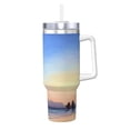 thumbnail image 1 of Netaao Bluey for 40OZ Ice Bully With Handle Stainless Steel Hot/Cold Coffee Cup Travel Mug Cup, 1 of 8
