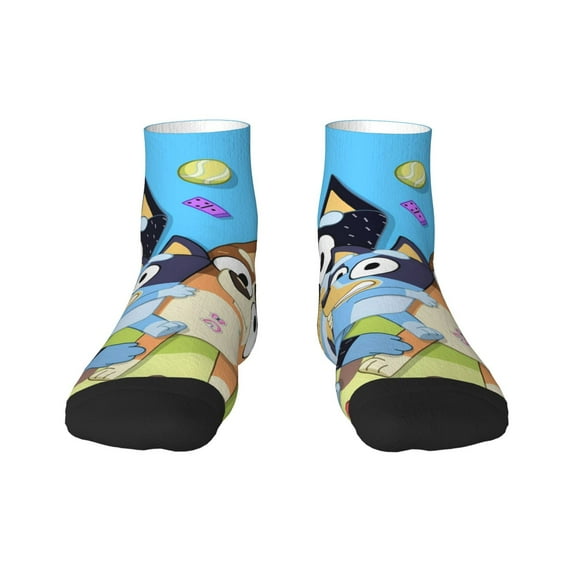 Netaao Bluey for Premium Adult Socks Cushion Moisture Wicking Socks for Men and Women