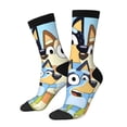 thumbnail image 1 of Netaao Bluey for Socks for Men and Women Non-Slip Middle Tube Socks Casual Crew Socks, 1 of 6