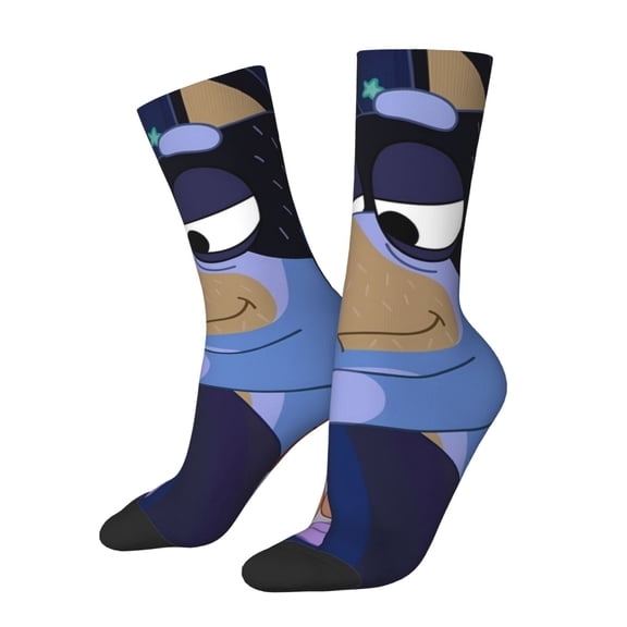 Netaao Bluey for Socks for Men and Women Non-Slip Middle Tube Socks Casual Crew Socks