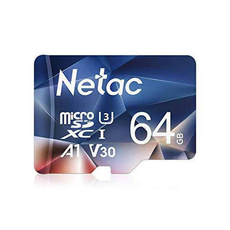 Carte Mémoire Micro SD UHD U3 NETAC 64 128 256 Go Giga Gb V30 4K HD Video  Pro