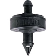 Netafim Self Piercing Pressure Compensating Emitters with Internal Check Valve, Red, 1 GPH Dripper, 50, Pack