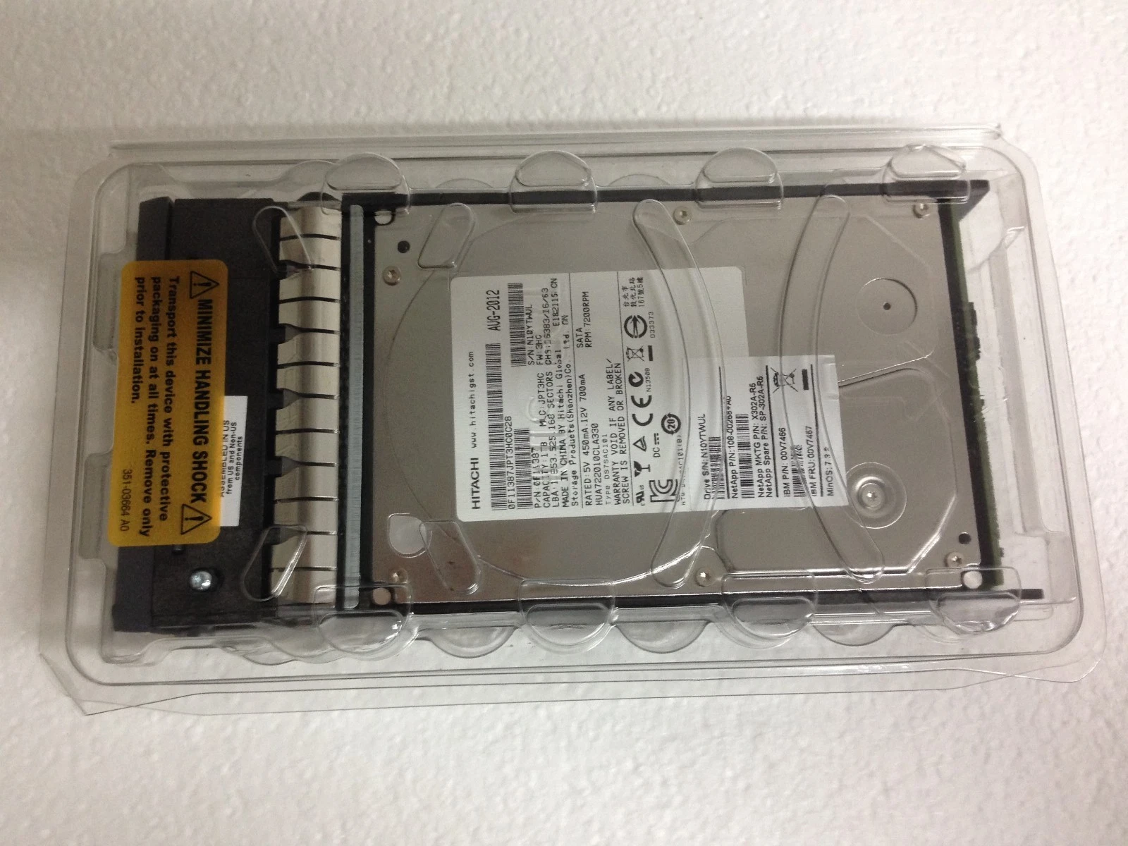 Netapp X302A-R5 1TB, 7200RPM, SATA for DS4243 Internal Hard Drive