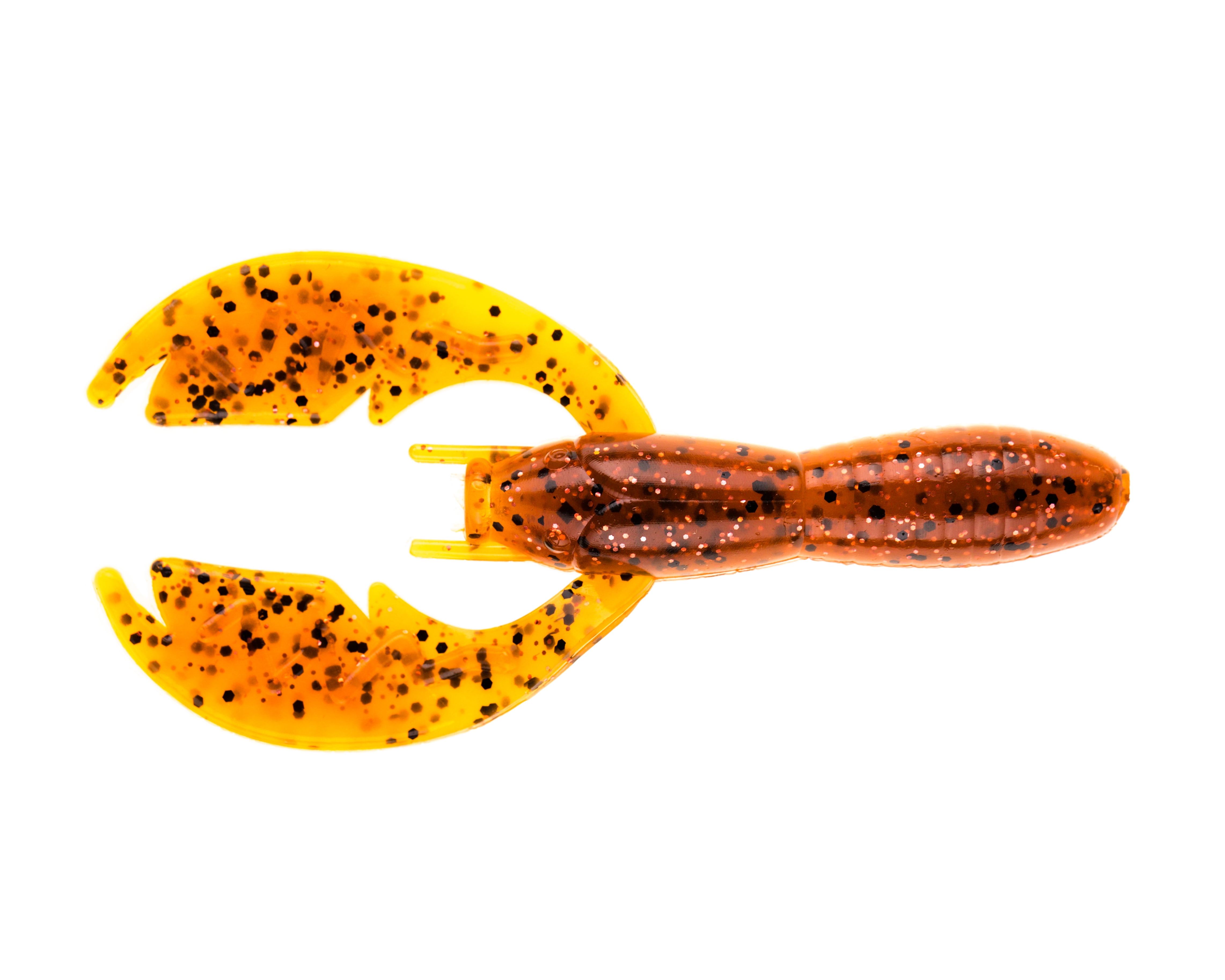 NetBait Baby Paca Craw Green Pumpkin, 9pc Crawfish Freshwater