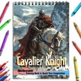 thumbnail image 1 of Netecom Cavalier Knight Coloring Book for Adults, Spiral Bound, Soft Cover, 1 of 6
