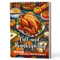 thumbnail image 1 of Netecom Fall and Thanksgiving Coloring Book Spiral Bound for Adults, Wooden Cover, 30 Autumn Coloring Pages of Thanksgiving Holiday for Stress Relief and Relaxation, 1 of 6