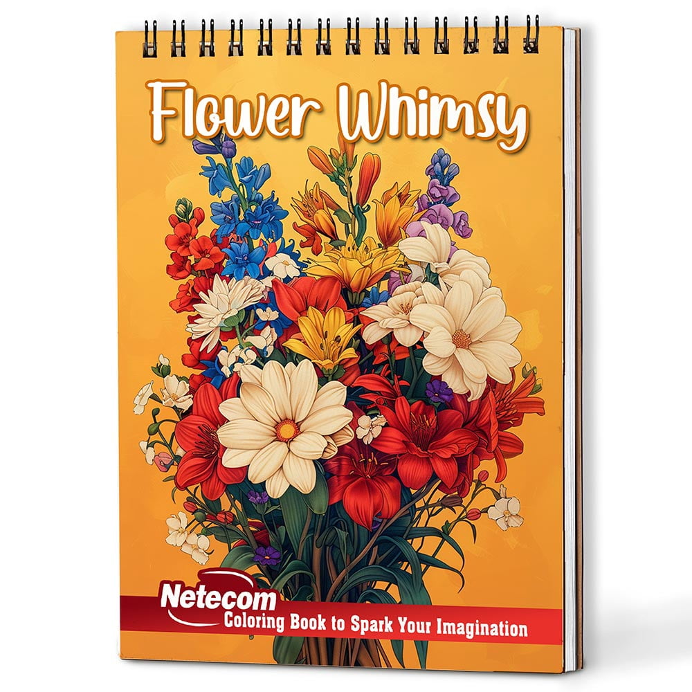 Netecom Mandala Easter Egg Coloring Book - Spiral Bound With 30 Designs For Adults, Stress Relief