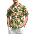 thumbnail image 1 of Netecom St.Bernard Hawaiian Shirt for Men, Tropical Style, Button Down Summer Beach Short Sleeve, S-5XL, 1 of 6