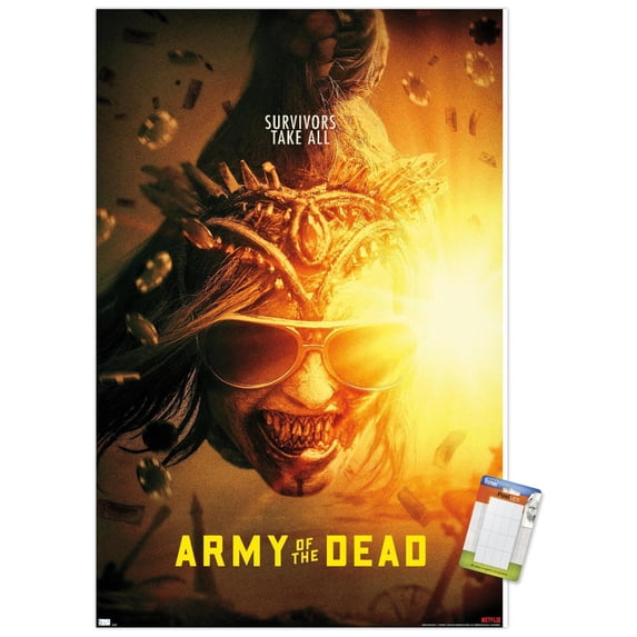 Netflix Army Of The Dead - Crowhead Wall Poster, 14.725" x 22.375"