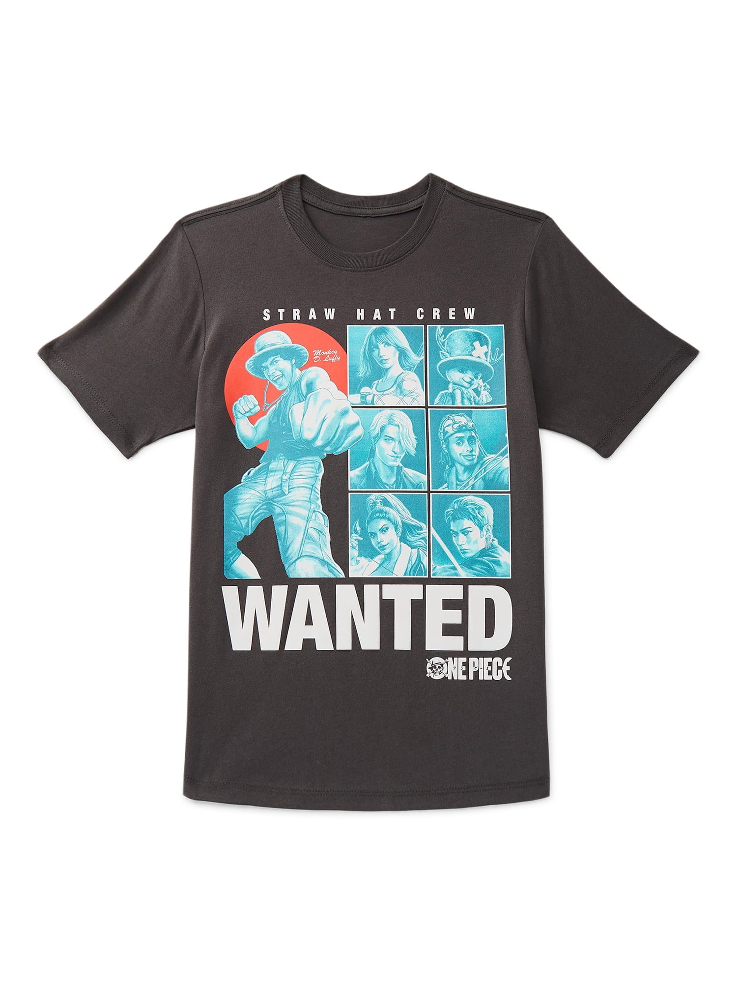One Piece, Boys' & Big Boys' Graphic Tee with Short Sleeves, Sizes 4-18