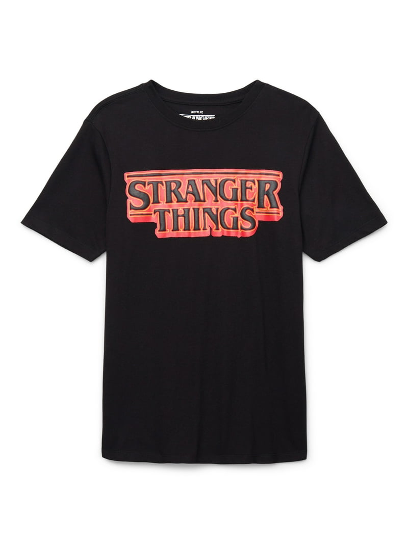 Netflix Boys Stranger Things Logo Graphic T-Shirt, Sizes 4-18