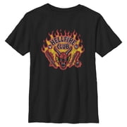 Netflix Boys Stranger Things Retro Hellfire Club Logo T Shirt