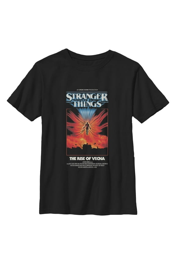 Netflix Boys' Stranger Things The Rise Of Vecna Retro Poster T Shirt