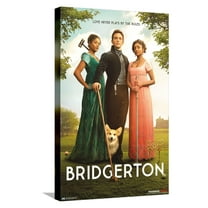 Netflix Bridgerton: Season 2 - Trio One Sheet Canvas Wall Poster, 14.725" x 22.375"
